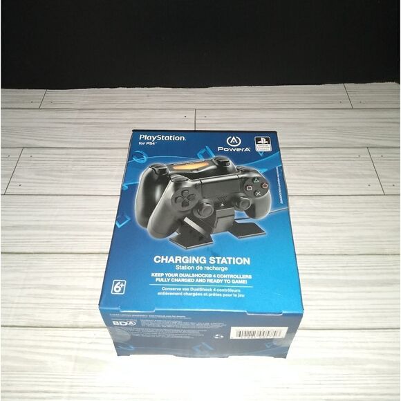 PowerA PlayStation 4 PS4 DualShock Controller DUAL Charging Station Official - Picture 1 of 8